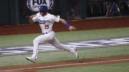 1-0. Barndes jonronea y marca el triunfo de los Dodgers