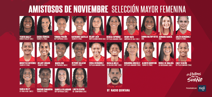 Panamá Femenina con miras a Venezuela y Escocia