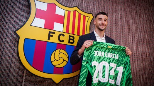 Joan García inicia su etapa en el Barça con ilusión y ambición