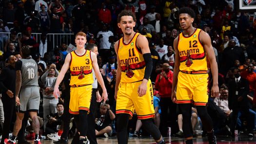 Los Hawks vencieron en casa a los Nets y siguen con opciones de acceder al sexto puesto