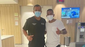 Quintero con Gerinaldo.&nbsp;