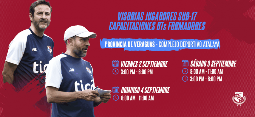 Visorias Sub-17 llegan a Veraguas