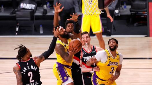 100-93. Lillard y Trail Blazers pueden con el triple-doble de James