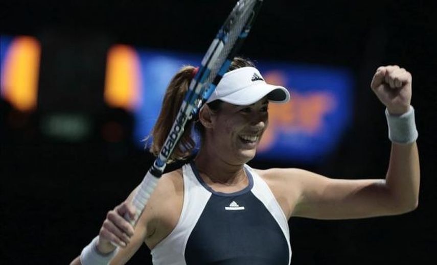Garbiñe Muguruza exhibe solidez y vence en su estreno a Lucie Safarova