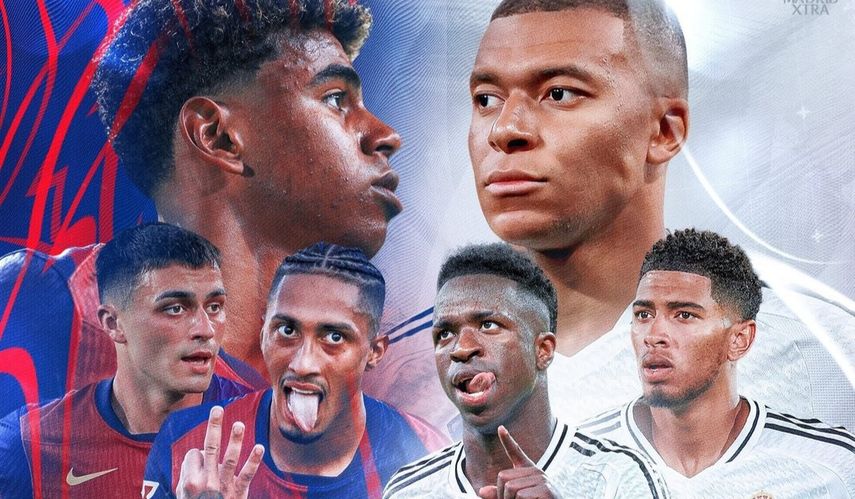Real Madrid y Barcelona llenos de estrellas.&nbsp;