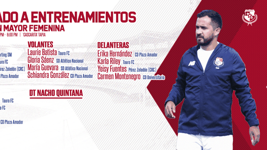 Dos legionarias se suman a los entrenamientos de la Selección Femeninna de Panamá