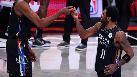 117-134. Irving y Durant dirigen la victoria de Nets sobre los Warriors