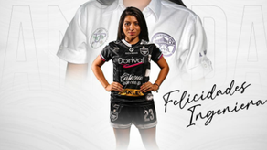 Amanda Aizprúa, actualmente jugadora del Tauro FC en la Liga de Fútbol Femenino.