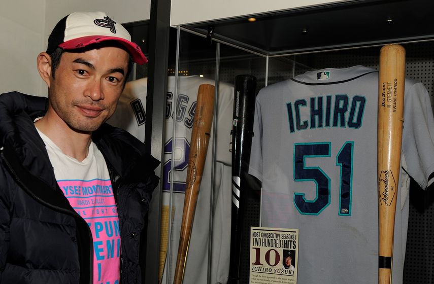 Varios veces Ichiro Suzuki visitó el Salón de la Fama de Cooperstown en donde reposan varios de sus artículos como atleta. A partir de julio allí también estará su placa de inmortal. Foto: Cortesía de @baseballhall