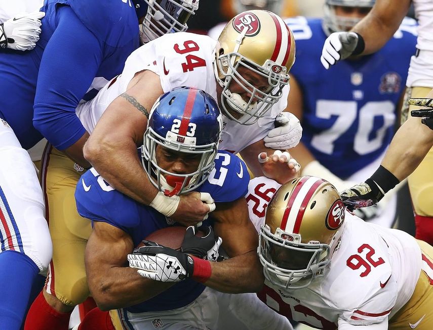 10-16. Kaepernick dirige el triunfo de 49ers que hunden a los Giants y a Manning