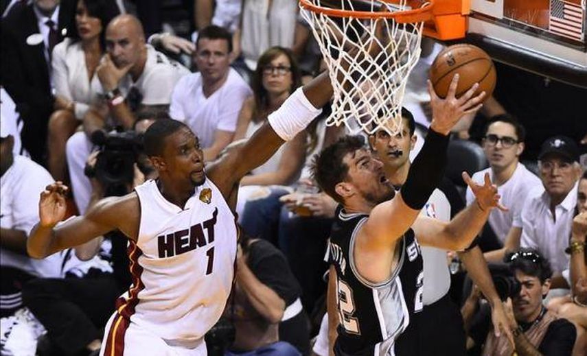 Bosh /asegura/ que los Spurs no ganarán el título en el quinto partido