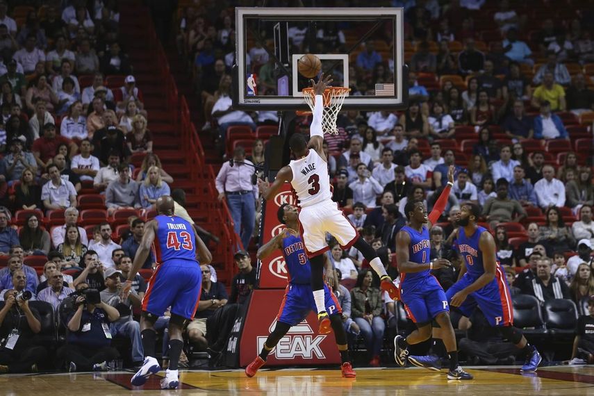 109-102. Wade consigue 40 puntos para los Heat