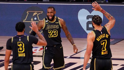 135-115. James y los Lakers homenajean a Bryant con exhibición y triunfo sobres los Trail Blazers