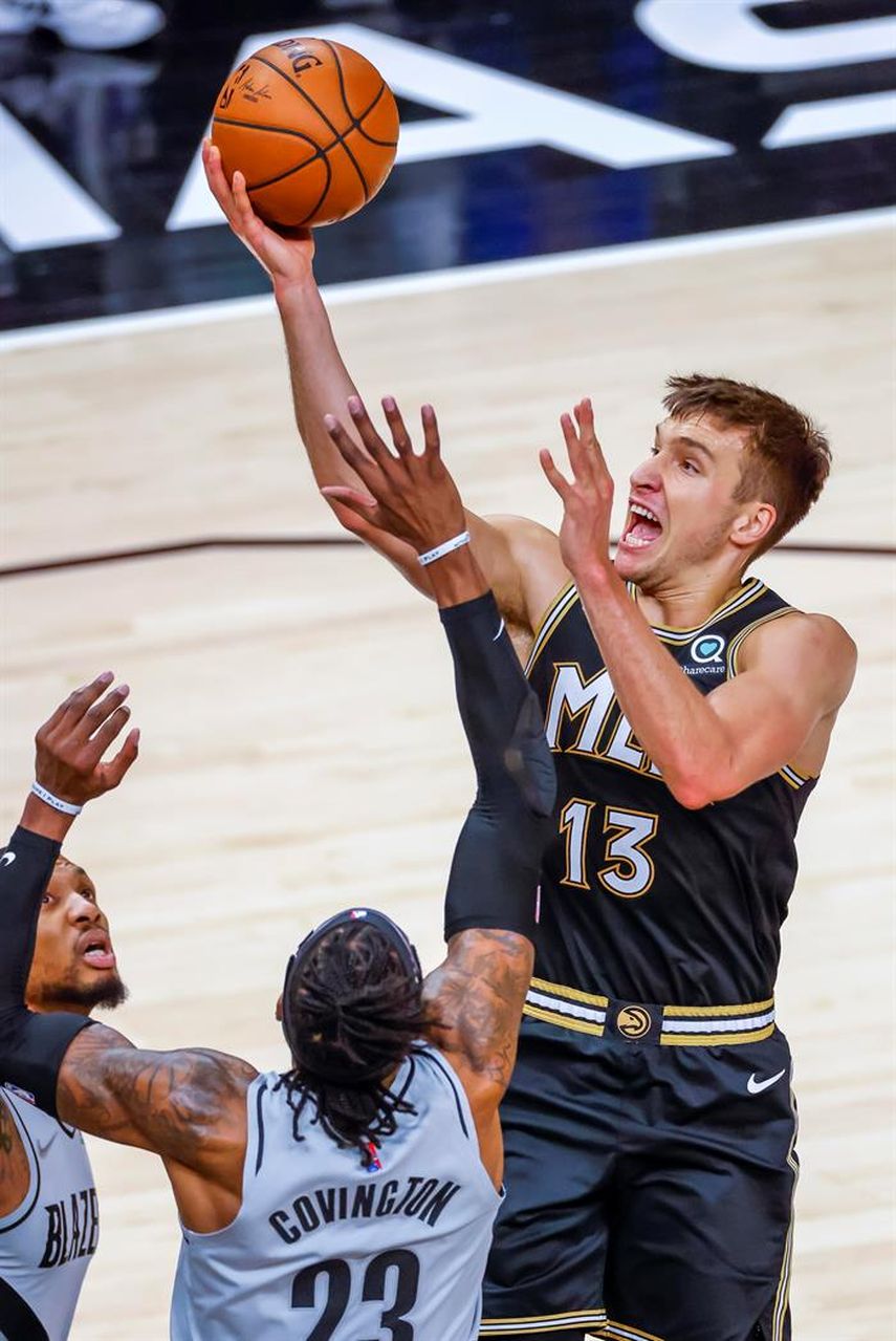 123-114. Ante los Trail Blazers, Gallinari y Bogdanovic mantienen ganadores a los Hawks