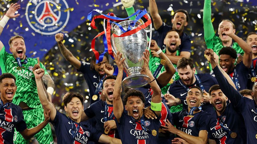 PSG aplasta al Inter y logra su primera Champions League