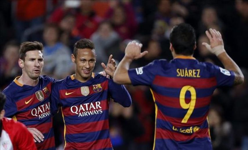 Luis Suárez dice respetar jerarquía de Messi y Neymar para tirar penaltis