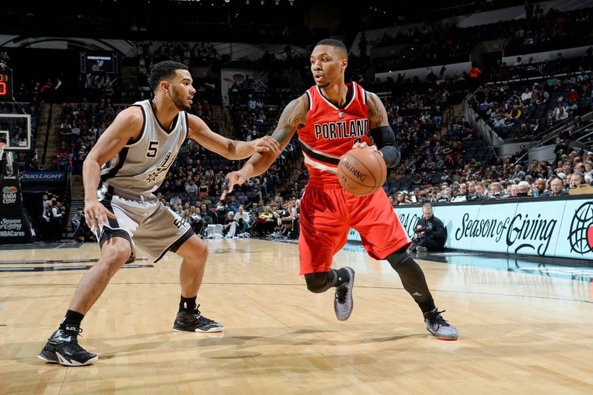 119-129. Lillard con 43 puntos roba el triunfo a los Spurs