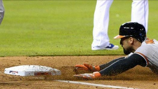 6-3. Markakis y Pierzynski representan el triunfo de los Bravos sobre los Marlins