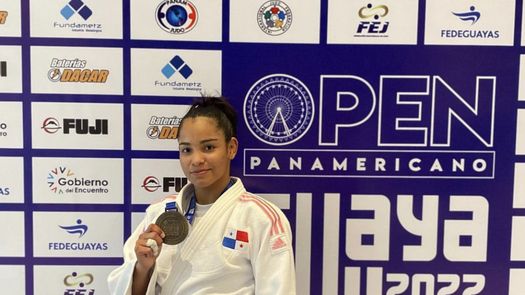 Kristine Jiménez se quedó con la medalla de bronce en el Panamericano de Judo de Guayaquil