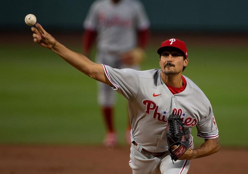 9-2. Eflin domina con sus serpentinas a los Cardenales y se apunta el triunfo de los Filis