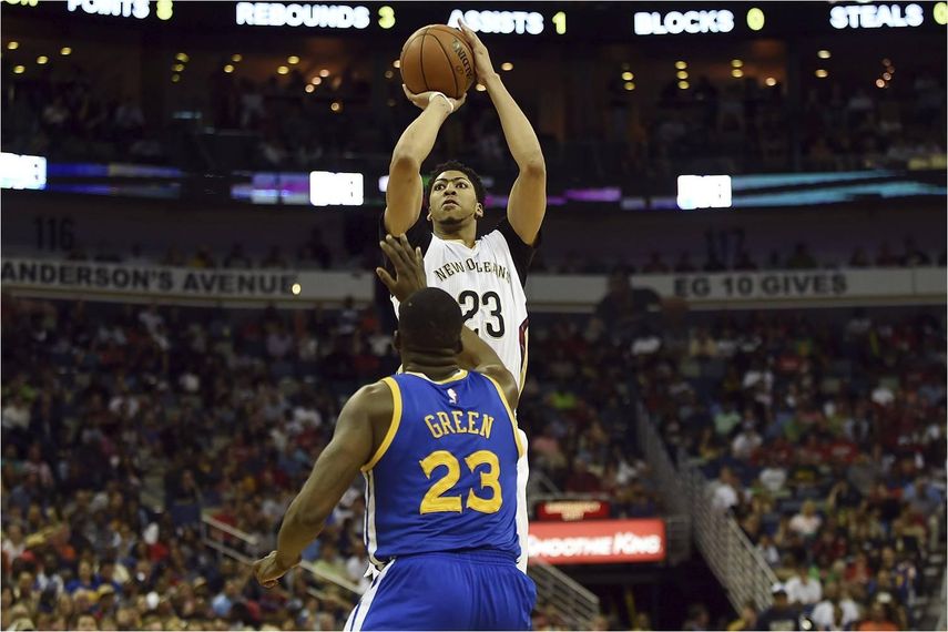 103-100. Davis y los Pelicans suben al octavo puesto a costa de Warriors