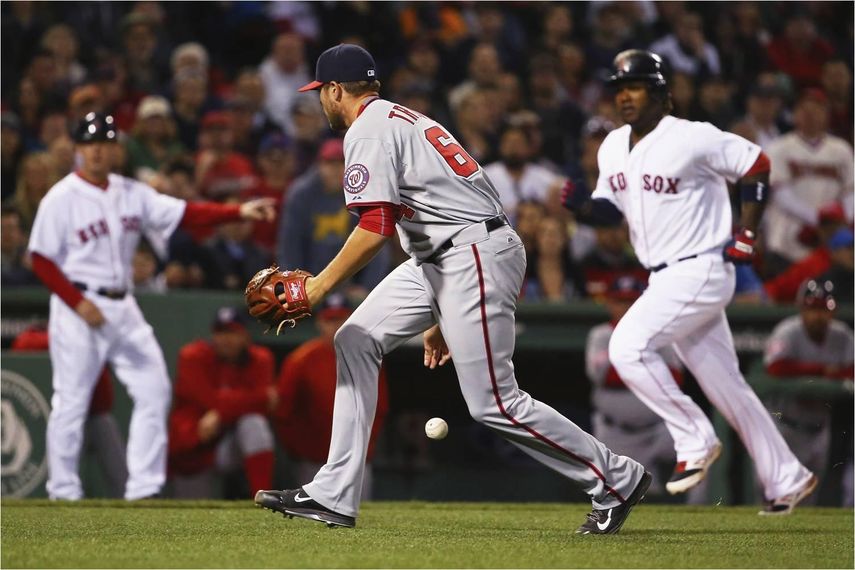 8-7. Errores de Treinen dan el triunfo a los Medias Rojas
