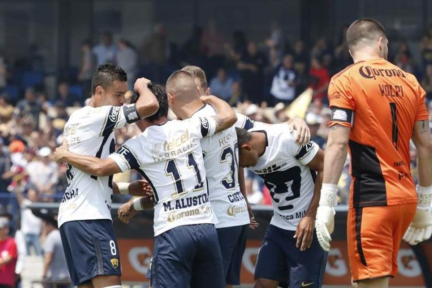 El líder Pumas visita mañana al Atlas en inicio de la tercera jornada