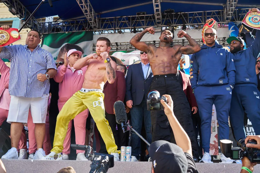 Los fanáticos panameños también esperan con ansias el pleito de este sábado 30 de septiembre entre Canelo Álvarez y Jermell Charlo en Las Vegas. Foto: Cortesía/Esther Lin-Showtime