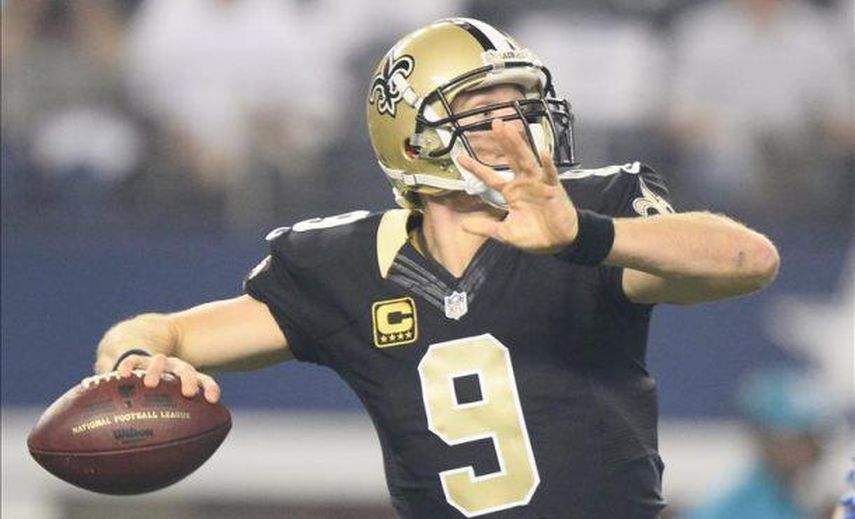 Beckham Jr. y Brees establecen récord mundial de pases