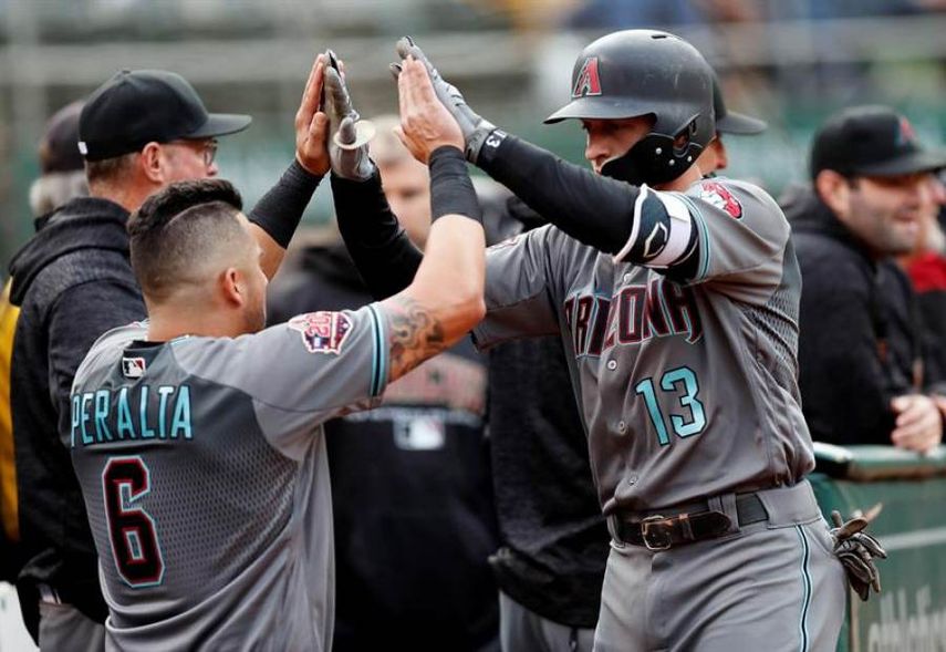 6-3. El venezolano David Peralta aporta par de jonrones solitarios en triunfo