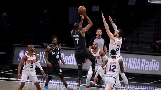 128-119. Durant vuelve por la puerta grande y los Nets consolidan su liderato