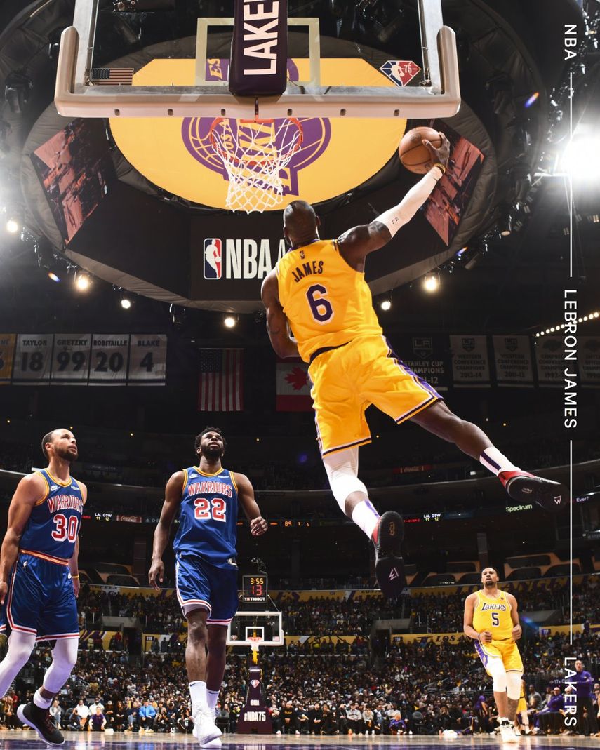 LeBron James anotó su mayor cantidad de puntos como jugador de los Lakers