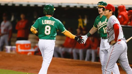 3-1. Lowrie anota el desempate de los Atléticos que se imponen a los Angelinos