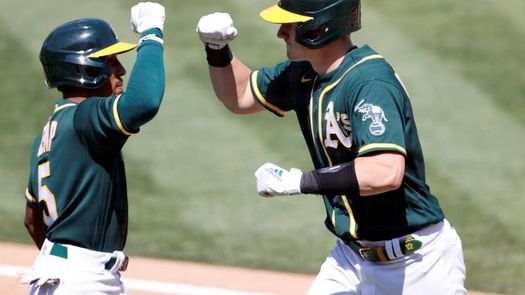 3-0. Los Atléticos vuelven a dominar con pitcheo de equipo y bateo oportuno