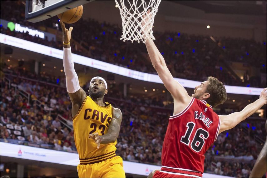 106-91. James fue el /King/ y Cavaliers arrollan a Bulls; Gasol, 10 puntos