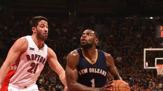 93-95. Evans y los Pelicans sorprenden a los Raptors