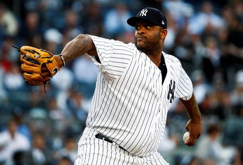 7-2. Sabathia poncha a siete y vence a los Vigilantes