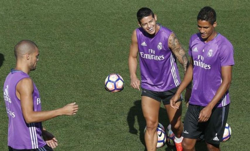 Pepe y Varane ya cuentan para Zidane; James, el único que no regresó
