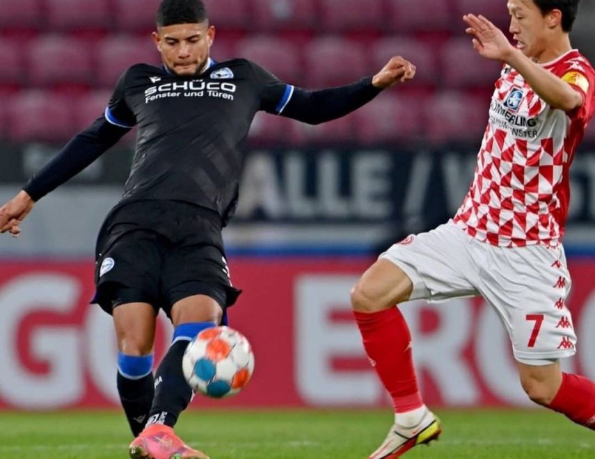 Andrés Andrade jugó titular en la Bundelisga