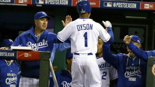 3-1. Dyson aprovecha un error y anota el triunfo de los Reales