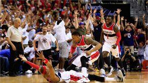 103-101. Sin Wall, pero con Porter y Pierce, Wizards ganan y toman ventaja