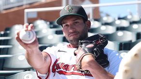 El panameño Daniel Espino es actualmente el prospecto número 29 de la organización de los Guardianes y está en la Arizona Fall League. Foto: Cortesía/@bflicks
