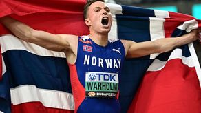 Karsten Warholm regresó por todo lo alto en los 400 vallas