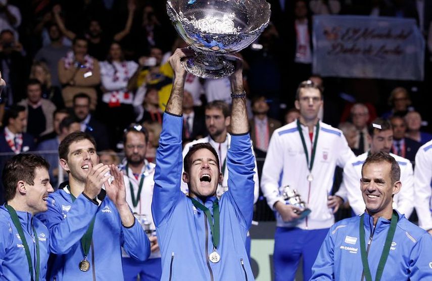 Juan Martín del Potro levanta la Copa Davis 2016 con Argentina