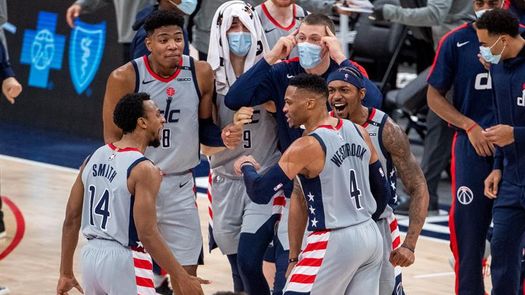 149-146. Westbrook y Beal con los Wizards le ganan el duelo a Durant e Irving de los Nets