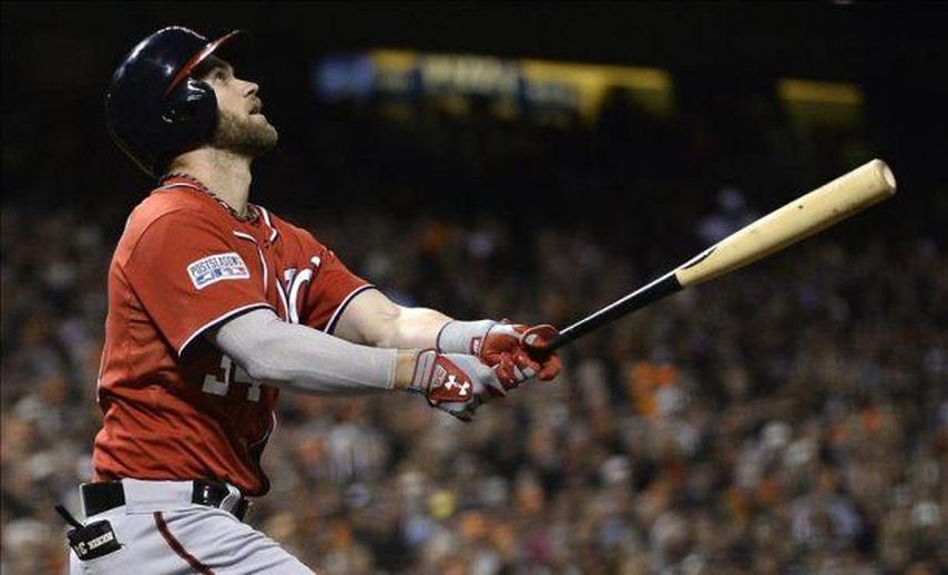 7-5. Harper jonronea tres veces y da triunfo a los Nacionales