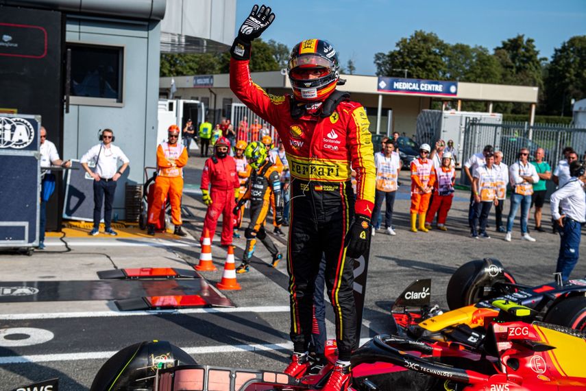Carlos Sainz Jr conquista la pole position en Monza