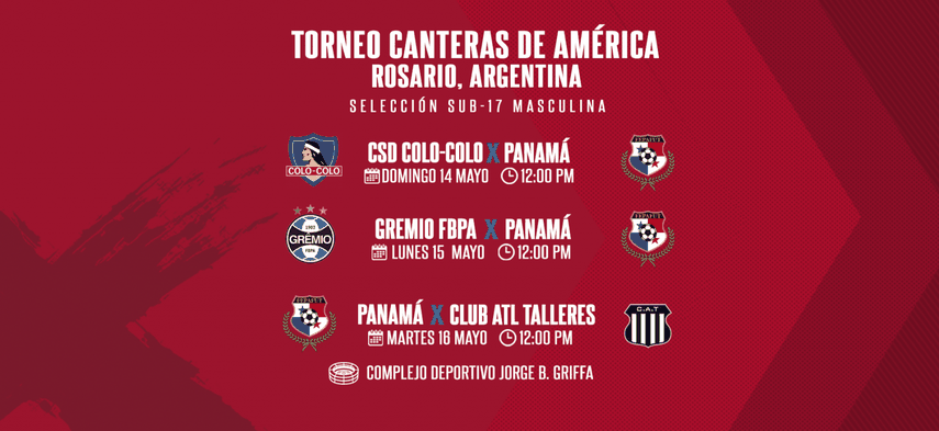 Panamá sub-17 dirá presente en el Torneo Canteras de América