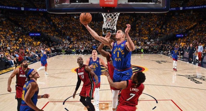 Nuggets y Heat listos para el Juego 2 de las Finales