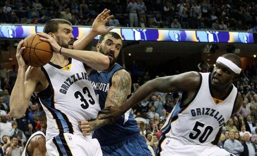 105-101. Marc Gasol anotó 32 puntos, su mejor marca, y ganaron los Grizzlies